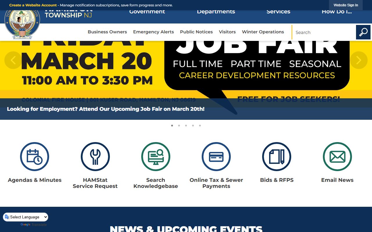 Hamilton Township clerk office for birth records in Mercer County New Jersey