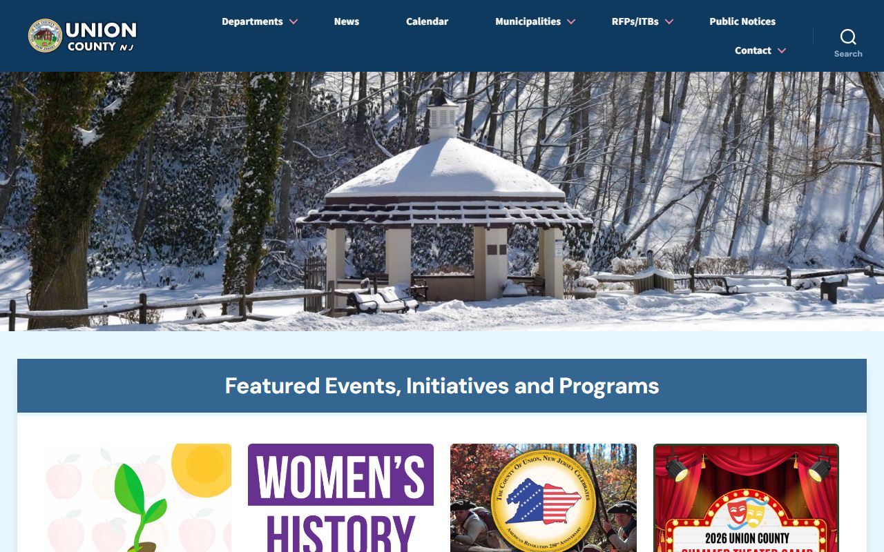 Union County government website for Union Township birth records